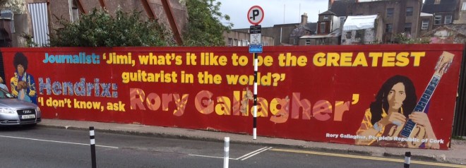 Mural on South Main Street, Cork.