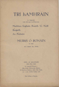 Tri hAmhrain Cover